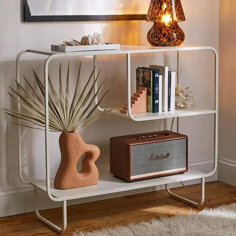 NordicLuxe | Modern Iron Bookshelf