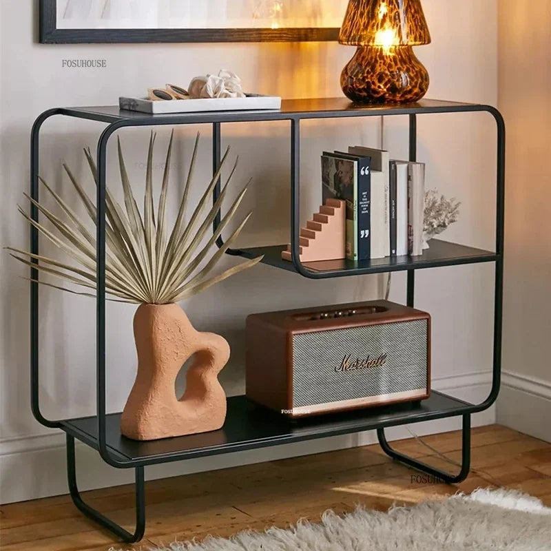 NordicLuxe | Modern Iron Bookshelf