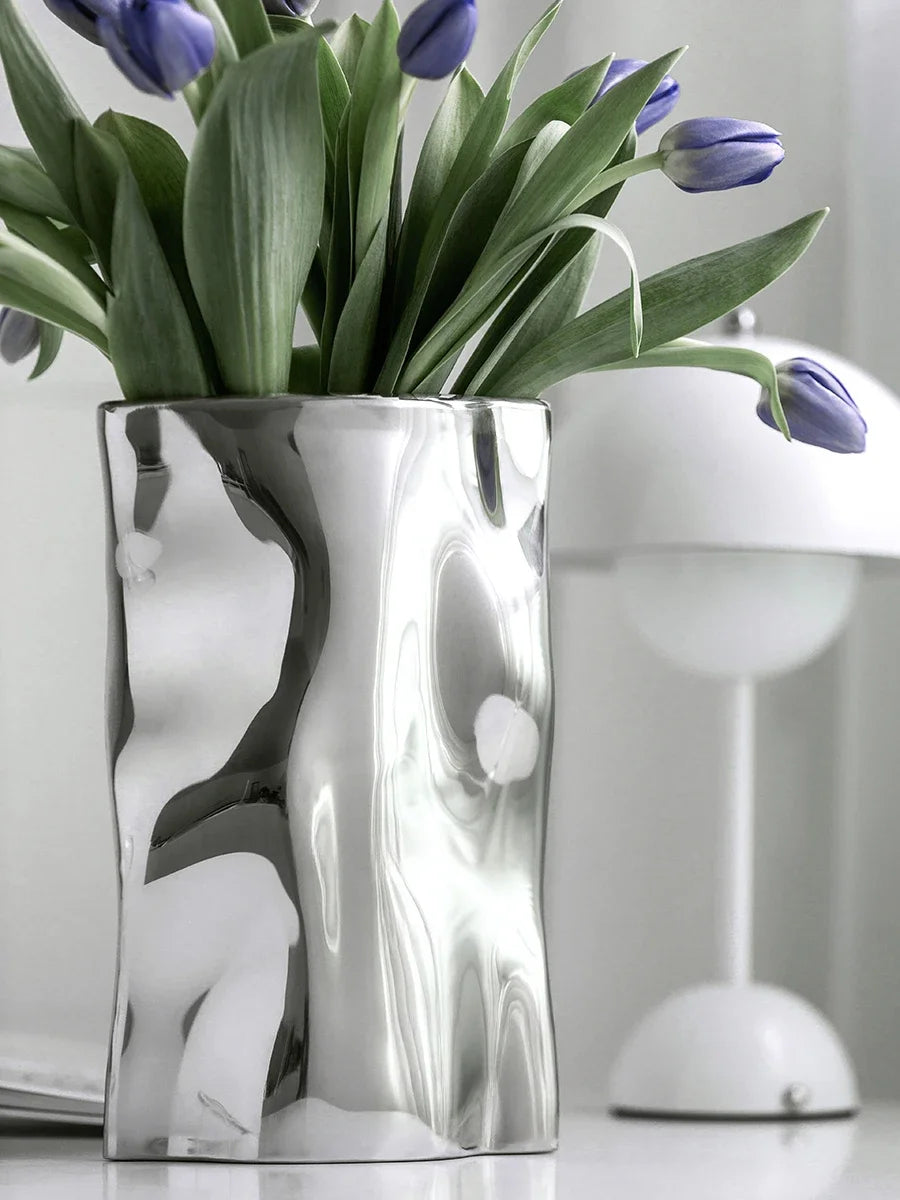 LuxeSteel™ | Stainless Steel Designer Vase