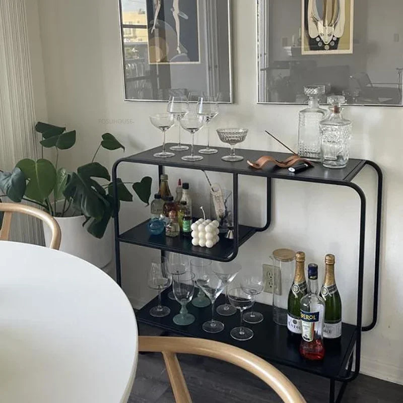 NordicLuxe | Modern Iron Bookshelf