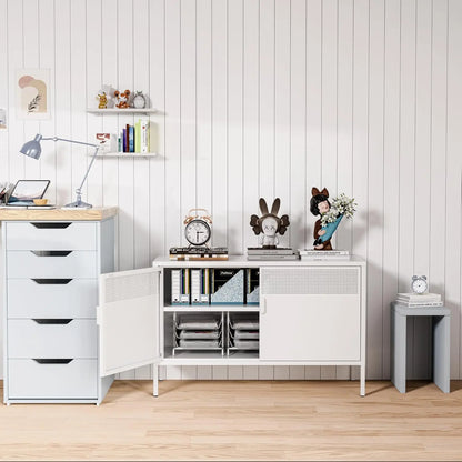 SteelGuard™ | Modern Metal Storage Cabinet
