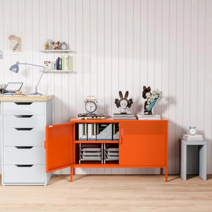 SteelGuard™ | Modern Metal Storage Cabinet