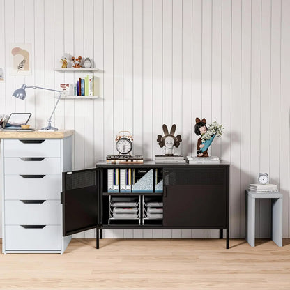 SteelGuard™ | Modern Metal Storage Cabinet