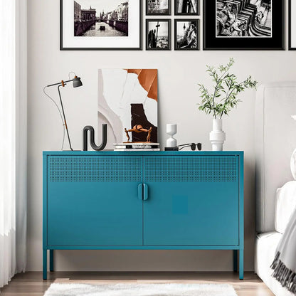 SteelGuard™ | Modern Metal Storage Cabinet